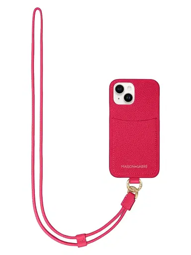 MAISON de SABRÉ Sling Phone Case (iPhone 14) - Shibuya Fuchsia | Thumbnail 1 MAISON de SABRÉ Sling Phone Case (iPhone 14) - Shibuya Fuchsia | Thumbnail 1