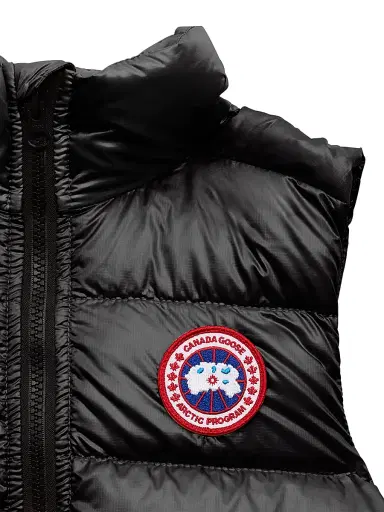 Canada Goose Girl's Crofton Logo Puffer Vest - Black | Thumbnail 3 Canada Goose Girl's Crofton Logo Puffer Vest - Black | Thumbnail 3