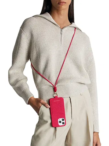 MAISON de SABRÉ Sling Phone Case (iPhone 14 Pro Max) - Shibuya Fuchsia | Thumbnail 6 MAISON de SABRÉ Sling Phone Case (iPhone 14 Pro Max) - Shibuya Fuchsia | Thumbnail 6