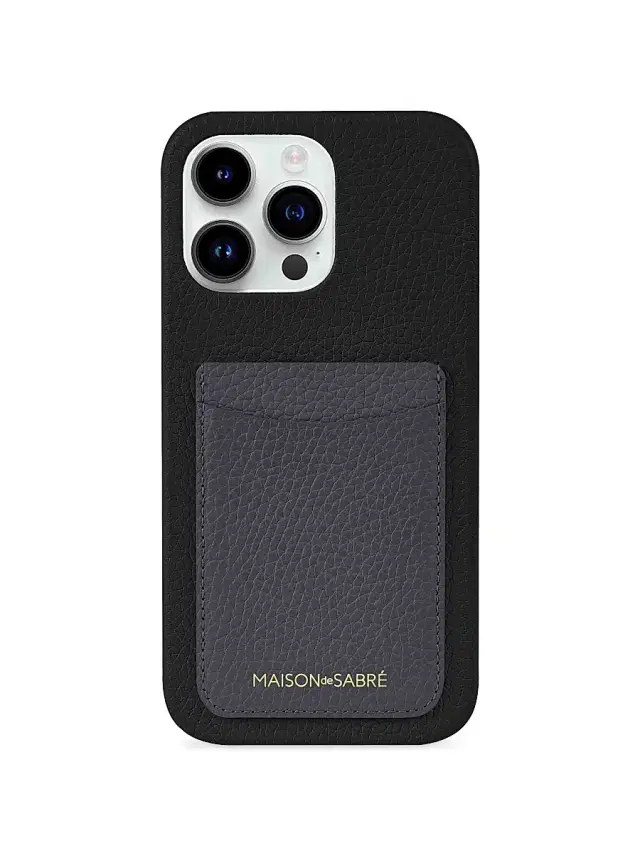 Card Phone Case (iPhone 14 Pro Max) - Graphite Caviar Card Phone Case (iPhone 14 Pro Max) - Graphite Caviar