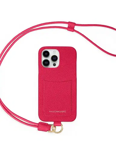 MAISON de SABRÉ Sling Phone Case (iPhone 14 Pro) - Shibuya Fuchsia | Thumbnail 5 MAISON de SABRÉ Sling Phone Case (iPhone 14 Pro) - Shibuya Fuchsia | Thumbnail 5