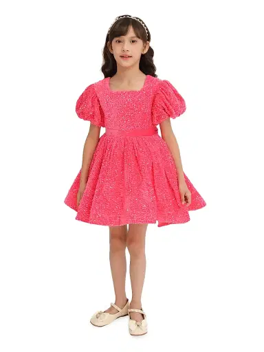 Mimi Tutu Little Girl's & Girl's Paraiso Dress - Fuchsia | Thumbnail 3 Mimi Tutu Little Girl's & Girl's Paraiso Dress - Fuchsia | Thumbnail 3