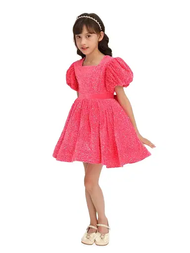Mimi Tutu Little Girl's & Girl's Paraiso Dress - Fuchsia | Thumbnail 4 Mimi Tutu Little Girl's & Girl's Paraiso Dress - Fuchsia | Thumbnail 4