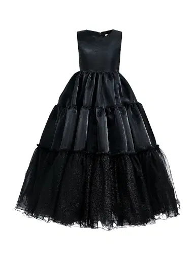 Tulleen Little Girl's & Girl's Teola Dress - Black | Thumbnail 2 Tulleen Little Girl's & Girl's Teola Dress - Black | Thumbnail 2