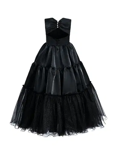 Tulleen Little Girl's & Girl's Teola Dress - Black | Thumbnail 1 Tulleen Little Girl's & Girl's Teola Dress - Black | Thumbnail 1