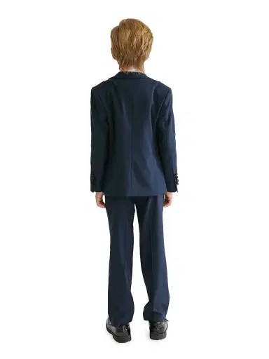 Moustache Baby Boy's, Little Boys & Boy's Peak Lapel Wool Suit - Navy - Size 14 | Thumbnail 5 Moustache Baby Boy's, Little Boys & Boy's Peak Lapel Wool Suit - Navy - Size 14 | Thumbnail 5