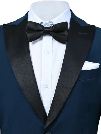 Moustache Baby Boy's, Little Boys & Boy's Peak Lapel Wool Suit - Navy - Size 14 | Thumbnail 6 Moustache Baby Boy's, Little Boys & Boy's Peak Lapel Wool Suit - Navy - Size 14 | Thumbnail 6