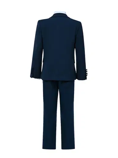 Moustache Baby Boy's, Little Boys & Boy's Peak Lapel Wool Suit - Navy - Size 14 | Thumbnail 1 Moustache Baby Boy's, Little Boys & Boy's Peak Lapel Wool Suit - Navy - Size 14 | Thumbnail 1