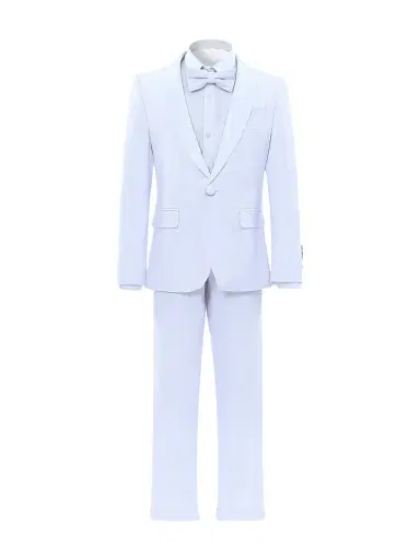 Moustache Baby Boy's, Little Boys & Boy's Shawl Lapel Wool Suit - White - Size 16 | Thumbnail 1 Moustache Baby Boy's, Little Boys & Boy's Shawl Lapel Wool Suit - White - Size 16 | Thumbnail 1