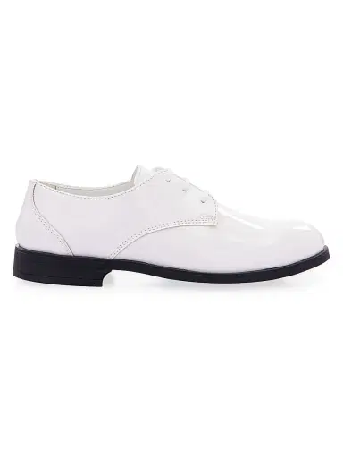 Moustache Little Boy's & Boy's Open Lace Dress Shoes - White 5 (Child) | Thumbnail 1 Moustache Little Boy's & Boy's Open Lace Dress Shoes - White 5 (Child) | Thumbnail 1