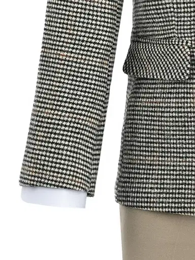 Moustache Little Boy's & Boy's Checkered Blazer and Trousers Set - Beige - Size 16 | Thumbnail 4 Moustache Little Boy's & Boy's Checkered Blazer and Trousers Set - Beige - Size 16 | Thumbnail 4
