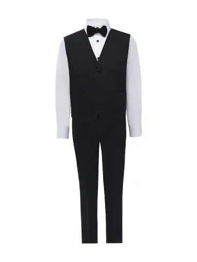 Moustache Little Boy's & Boy's Sparkle Suit - Black | Thumbnail 3 Moustache Little Boy's & Boy's Sparkle Suit - Black | Thumbnail 3