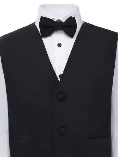 Moustache Little Boy's & Boy's Sparkle Suit - Black | Thumbnail 5 Moustache Little Boy's & Boy's Sparkle Suit - Black | Thumbnail 5