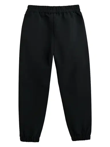 Moustache Little Boy's & Boy's Sweatpants with Logo Detail - Black - Size 14 | Thumbnail 2 Moustache Little Boy's & Boy's Sweatpants with Logo Detail - Black - Size 14 | Thumbnail 2