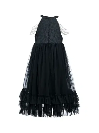 Tulleen Little Girl's & Girl's Tripoli Dress - Black | Thumbnail 2 Tulleen Little Girl's & Girl's Tripoli Dress - Black | Thumbnail 2