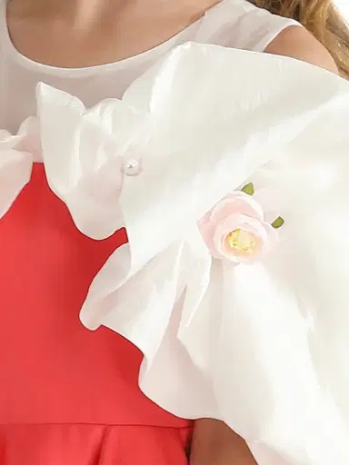 Tulleen Baby & Little Girl's & Girl's Isadora Dress - Red | Thumbnail 7 Tulleen Baby & Little Girl's & Girl's Isadora Dress - Red | Thumbnail 7