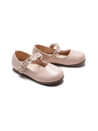 Tulleen Baby Girl's Amelia Floral Band Flats - Pink 10 (Toddler) | Thumbnail 3 Tulleen Baby Girl's Amelia Floral Band Flats - Pink 10 (Toddler) | Thumbnail 3
