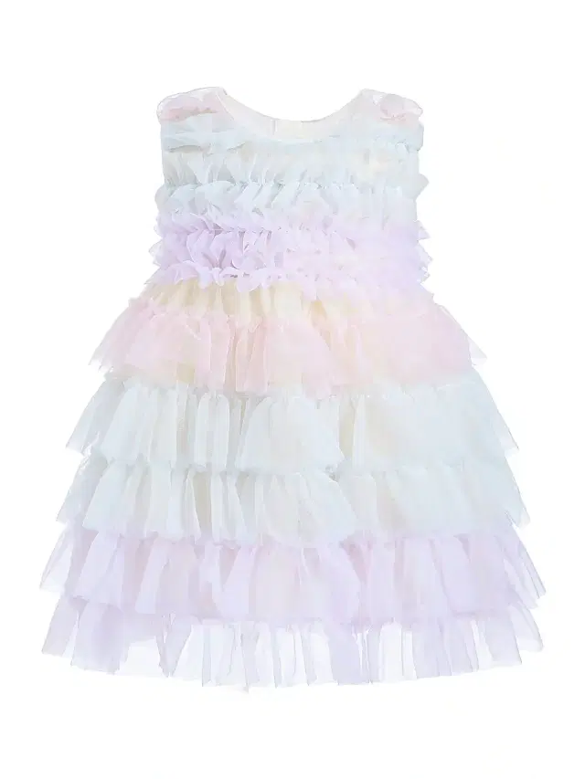 Baby Girl's Ruffle Layered Tulle Dress - Purple 24 Months Baby Girl's Ruffle Layered Tulle Dress - Purple 24 Months