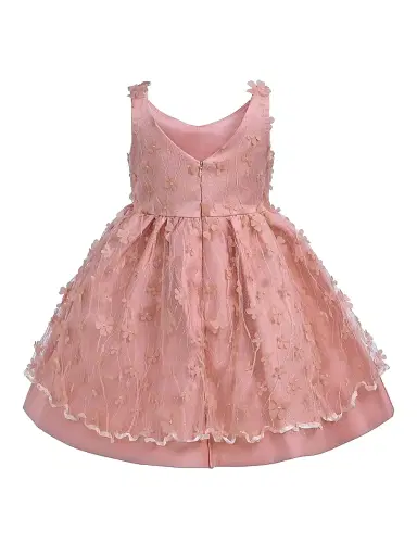 Tulleen Little Girl's & Girl's Ravine Dress - Peach Pink | Thumbnail 2 Tulleen Little Girl's & Girl's Ravine Dress - Peach Pink | Thumbnail 2