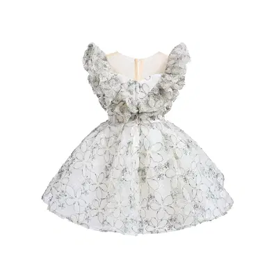 Tulleen Little Girl's & Girl's Honeydale Dress - Green | Thumbnail 6 Tulleen Little Girl's & Girl's Honeydale Dress - Green | Thumbnail 6