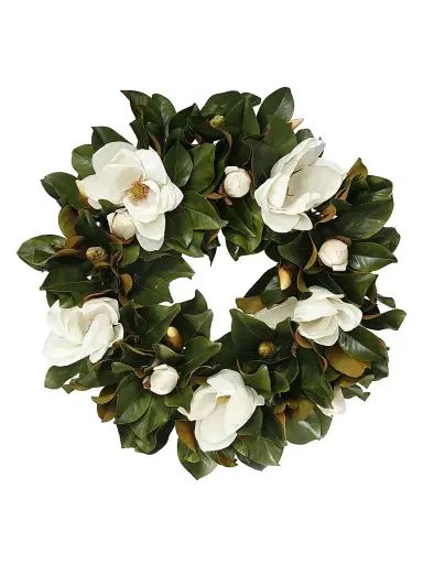 Winward Home Faux Magnolia Wreath | Thumbnail 1 Winward Home Faux Magnolia Wreath | Thumbnail 1
