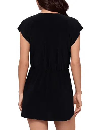 Magicsuit Women's Cover Ups Lace-Up Minidress - Black - Size Large | Thumbnail 4 Magicsuit Women's Cover Ups Lace-Up Minidress - Black - Size Large | Thumbnail 4
