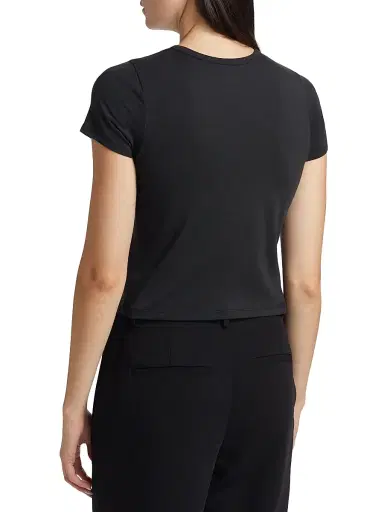 Toccin Women's Lindsey Baby T-Shirt - Washed Jet | Thumbnail 5 Toccin Women's Lindsey Baby T-Shirt - Washed Jet | Thumbnail 5