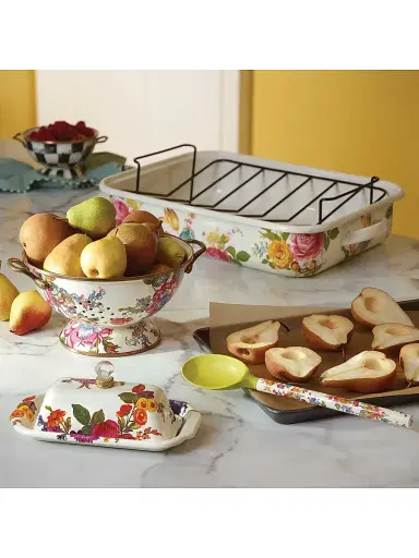 MacKenzie-Childs Small Flower Market Colander | Thumbnail 2 MacKenzie-Childs Small Flower Market Colander | Thumbnail 2