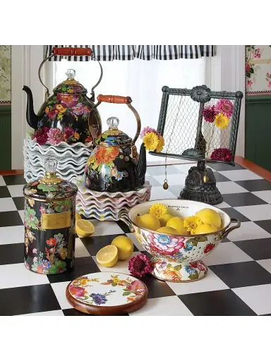 MacKenzie-Childs Small Flower Market Colander | Thumbnail 4 MacKenzie-Childs Small Flower Market Colander | Thumbnail 4