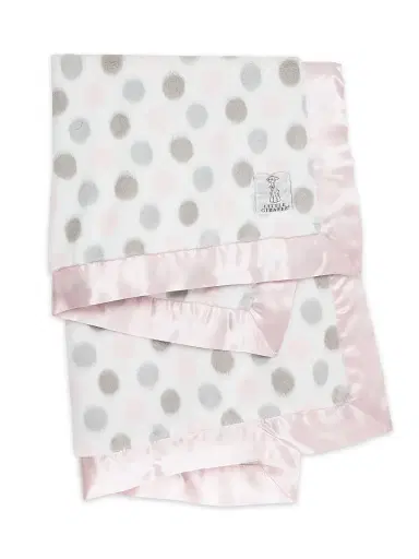 Little Giraffe Baby's & Little Kid's Luxe Dot Blanket - Pink | Thumbnail 1 Little Giraffe Baby's & Little Kid's Luxe Dot Blanket - Pink | Thumbnail 1