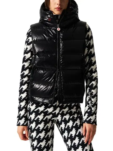 Perfect Moment Women's Polar Flare Hooded Down Vest - Black - Size XL | Thumbnail 3 Perfect Moment Women's Polar Flare Hooded Down Vest - Black - Size XL | Thumbnail 3