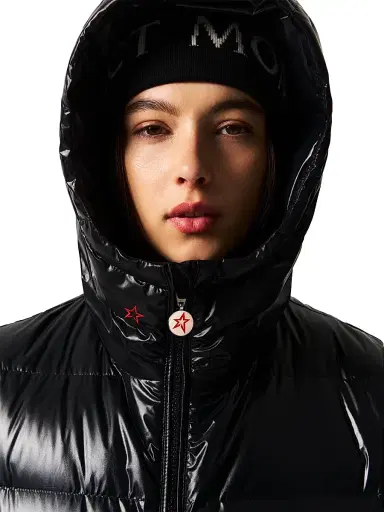 Perfect Moment Women's Polar Flare Hooded Down Vest - Black - Size XL | Thumbnail 5 Perfect Moment Women's Polar Flare Hooded Down Vest - Black - Size XL | Thumbnail 5