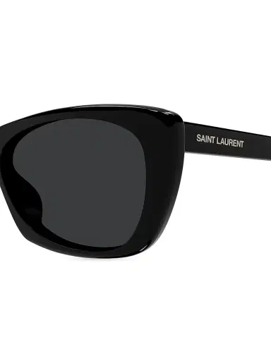 Saint Laurent Women's 58MM Cat-Eye Sunglasses - Black | Thumbnail 4 Saint Laurent Women's 58MM Cat-Eye Sunglasses - Black | Thumbnail 4