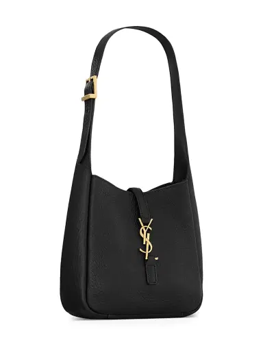 Saint Laurent Women's Le 5 à 7 Supple Baby Shoulder Bag in Grained Leather - Light Musk | Thumbnail 14 Saint Laurent Women's Le 5 à 7 Supple Baby Shoulder Bag in Grained Leather - Light Musk | Thumbnail 14