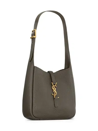 Saint Laurent Women's Le 5 à 7 Supple Baby Shoulder Bag in Grained Leather - Light Musk | Thumbnail 6 Saint Laurent Women's Le 5 à 7 Supple Baby Shoulder Bag in Grained Leather - Light Musk | Thumbnail 6