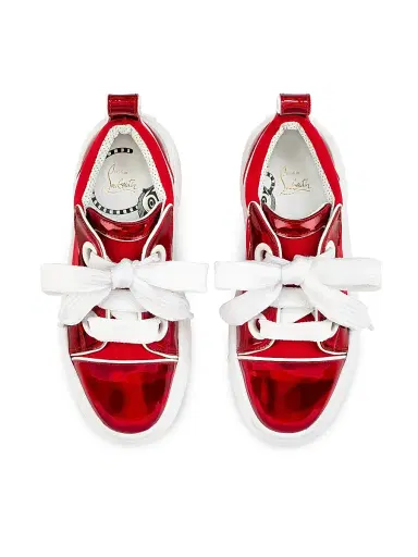 Christian Louboutin Little Girl's & Girl's Toy Toy Sneakers - Red 12 (Child) | Thumbnail 4 Christian Louboutin Little Girl's & Girl's Toy Toy Sneakers - Red 12 (Child) | Thumbnail 4