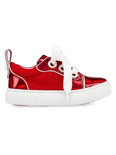 Christian Louboutin Little Girl's & Girl's Toy Toy Sneakers - Red 12 (Child) | Thumbnail 1 Christian Louboutin Little Girl's & Girl's Toy Toy Sneakers - Red 12 (Child) | Thumbnail 1