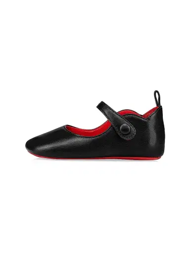 Christian Louboutin Baby Girl's Love Chick Shoes - Black 2 (Baby) | Thumbnail 3 Christian Louboutin Baby Girl's Love Chick Shoes - Black 2 (Baby) | Thumbnail 3