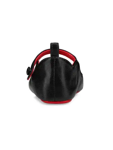 Christian Louboutin Baby Girl's Love Chick Shoes - Black 2 (Baby) | Thumbnail 4 Christian Louboutin Baby Girl's Love Chick Shoes - Black 2 (Baby) | Thumbnail 4