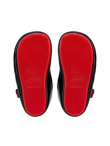 Christian Louboutin Baby Girl's Love Chick Shoes - Black 2 (Baby) | Thumbnail 6 Christian Louboutin Baby Girl's Love Chick Shoes - Black 2 (Baby) | Thumbnail 6