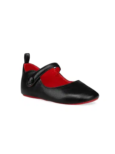 Christian Louboutin Baby Girl's Love Chick Shoes - Black 2 (Baby) | Thumbnail 1 Christian Louboutin Baby Girl's Love Chick Shoes - Black 2 (Baby) | Thumbnail 1