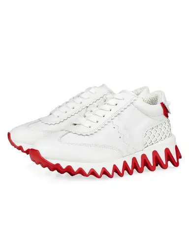 Christian Louboutin Little Girl's & Girl's Mini Shark Sneakers - White 1.5 (Child) | Thumbnail 2 Christian Louboutin Little Girl's & Girl's Mini Shark Sneakers - White 1.5 (Child) | Thumbnail 2