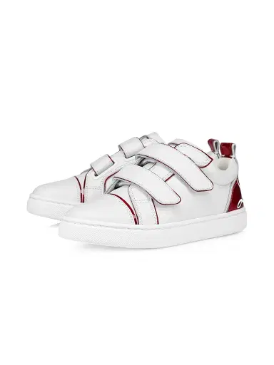 Christian Louboutin Little Boy's & Boy's Funnyto Scratch Sneakers - White 12 (Child) | Thumbnail 2 Christian Louboutin Little Boy's & Boy's Funnyto Scratch Sneakers - White 12 (Child) | Thumbnail 2