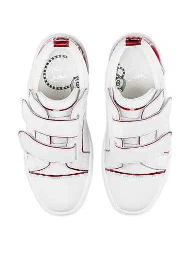 Christian Louboutin Little Boy's & Boy's Funnyto Scratch Sneakers - White 12 (Child) | Thumbnail 5 Christian Louboutin Little Boy's & Boy's Funnyto Scratch Sneakers - White 12 (Child) | Thumbnail 5