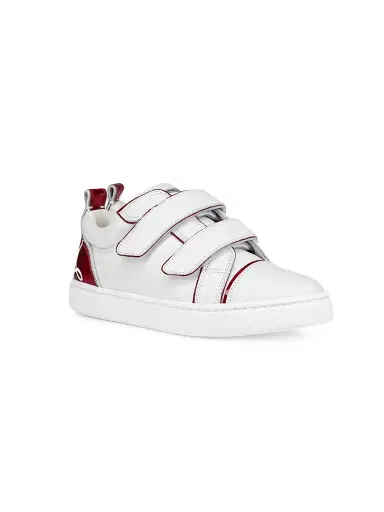 Christian Louboutin Little Boy's & Boy's Funnyto Scratch Sneakers - White 12 (Child) | Thumbnail 1 Christian Louboutin Little Boy's & Boy's Funnyto Scratch Sneakers - White 12 (Child) | Thumbnail 1