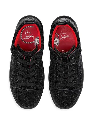 Christian Louboutin Little Boy's & Boy's Funnyto Sneakers - Black 13 (Child) | Thumbnail 5 Christian Louboutin Little Boy's & Boy's Funnyto Sneakers - Black 13 (Child) | Thumbnail 5