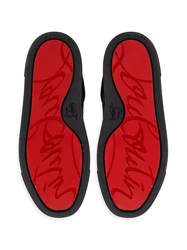 Christian Louboutin Little Boy's & Boy's Funnyto Sneakers - Black 13 (Child) | Thumbnail 6 Christian Louboutin Little Boy's & Boy's Funnyto Sneakers - Black 13 (Child) | Thumbnail 6