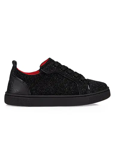 Christian Louboutin Little Boy's & Boy's Funnyto Sneakers - Black 13 (Child) | Thumbnail 1 Christian Louboutin Little Boy's & Boy's Funnyto Sneakers - Black 13 (Child) | Thumbnail 1