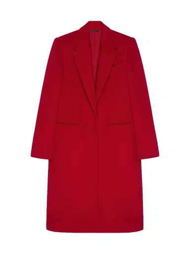 Givenchy Women's Coat in Wool - Dark Red | Thumbnail 1 Givenchy Women's Coat in Wool - Dark Red | Thumbnail 1