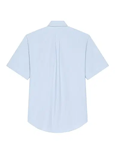 Givenchy Men's Shirt in Cotton Oxford with Paris Jacquard - Baby Blue | Thumbnail 2 Givenchy Men's Shirt in Cotton Oxford with Paris Jacquard - Baby Blue | Thumbnail 2